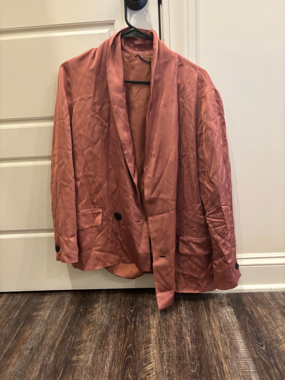 AllSaints vintage Rust/Blush Pink Lined Jacket
